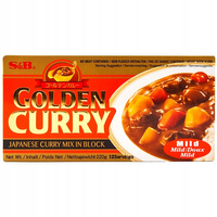 Japoński Golden Curry Mild (łagodne) S&B 220g